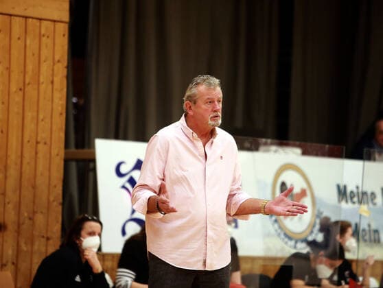 from left headcoach Christoph WYSOCKI Marburg , Da Basketball,1 Bundesliga 2021 22, 30 01 22, TSV Wasserburg vs Pharmaserv Marburg, Wasserburg, Badria Sportzentrum Copyright: WolfgangxFehrmann