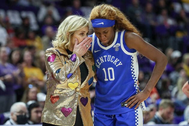 Basketball, Women, NCAA, Kentucky Wildcats - LSU Tigers