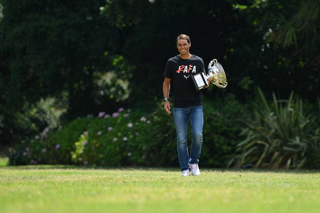 Photo shooting with Rafael Nadal (Esp) TENNIS : Australian Open 2022 shooting - 31 janvier AntoineCouvercelle Panoramic 