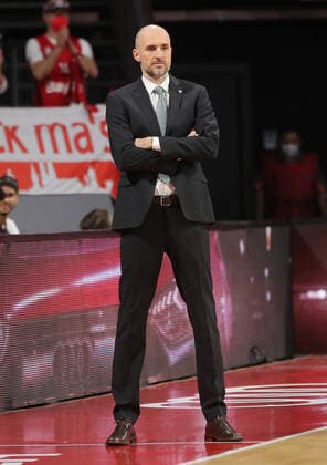 Slaven Rimac Bayern Basketball, co coach who represented Andrea Trinchieri Bayern Basketball, head coach today GER, FC Bayern Basketball vs medi bayreuth, 1 Bundesliga, 2021 2022 season, 30 01 2022, GER, FC Bayern Basketball vs medi bayreuth, 1 Bundesliga, 2021 2022 season, 30 01 2022, Munich Copyright: xEIBNER MarcelxEngelbrechtx EP_EER