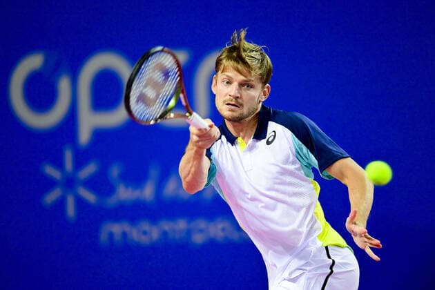 David Goffin (Bel) TENNIS : Open Sud de France 2022 - Montpellier - 31 01 2022 JBAutissier Panoramic 