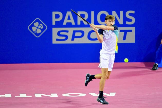 David Goffin (Bel) TENNIS : Open Sud de France 2022 - Montpellier - 31 01 2022 JBAutissier Panoramic 