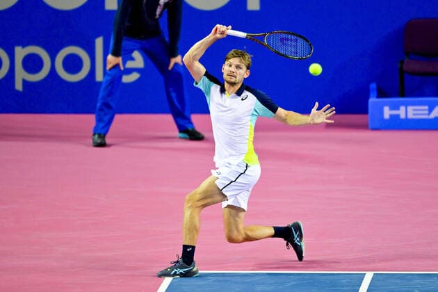 David Goffin (Bel) TENNIS : Open Sud de France 2022 - Montpellier - 31 01 2022 JBAutissier Panoramic 