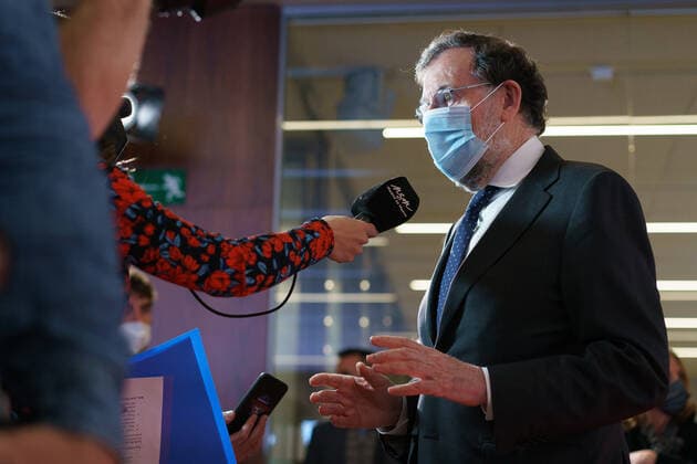 January 31, 2022, Madrid, Spain: Mariano Rajoy seen during the celebration of the VI Gala of the Sports Journalists in Madrid..The mayor of Madrid, Jose Luis Martinez-Almeida, was one of the award winners of the Madrid Sports Press Association (APDM), which presented its annual awards at the gala. The awards are intended to recognize the contribution made in favor of during 2021 by all the agents involved in this activity: athletes, companies, entities, clubs and journalists. Madrid Spain - ZUMAs197 0149512125st Copyright: xAtilanoxGarciax