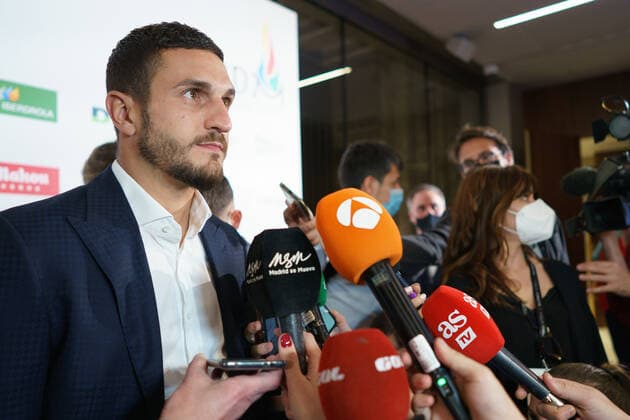 January 31, 2022, Madrid, Spain: Koke Resurreccion seen during the celebration of the VI Gala of the Sports Journalists in Madrid..The mayor of Madrid, Jose Luis Martinez-Almeida, was one of the award winners of the Madrid Sports Press Association (APDM), which presented its annual awards at the gala. The awards are intended to recognize the contribution made in favor of during 2021 by all the agents involved in this activity: athletes, companies, entities, clubs and journalists. Madrid Spain - ZUMAs197 0149512511st Copyright: xAtilanoxGarciax