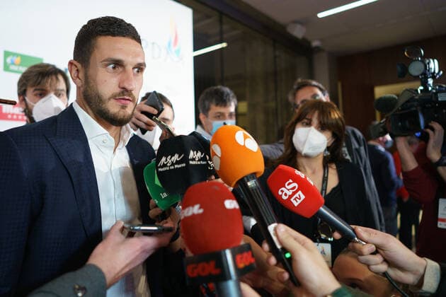 January 31, 2022, Madrid, Spain: Koke Resurreccion seen during the celebration of the VI Gala of the Sports Journalists in Madrid..The mayor of Madrid, Jose Luis Martinez-Almeida, was one of the award winners of the Madrid Sports Press Association (APDM), which presented its annual awards at the gala. The awards are intended to recognize the contribution made in favor of during 2021 by all the agents involved in this activity: athletes, companies, entities, clubs and journalists. Madrid Spain - ZUMAs197 0149512585st Copyright: xAtilanoxGarciax