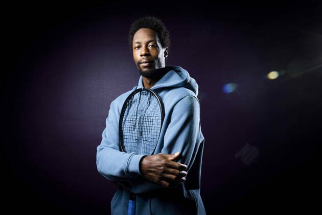 Gael Monfils (Fra) TENNIS : Gael Monfils - Open Sud de France 2022 - Montpellier - 01 02 2022 JBAutissier Panoramic 