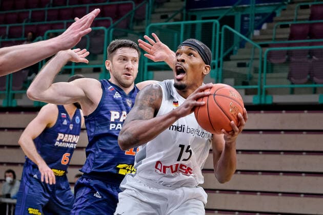 medi bayreuth Parma Perm , Basketball, FIBA Europe Cup, Round 2 , Matchday 5, Season 2021 2022, 01 02 2022 15 Allen Terry medi Bayreuth medi bayreuth Parma Perm , Basketball, FIBA Europe Cup, Round 2, Matchday 5, Season 2021 2022, 01 02 2022 Bayreuth Copyright: xEibner-Pressefoto ThorstenxOchsx EP_TOS