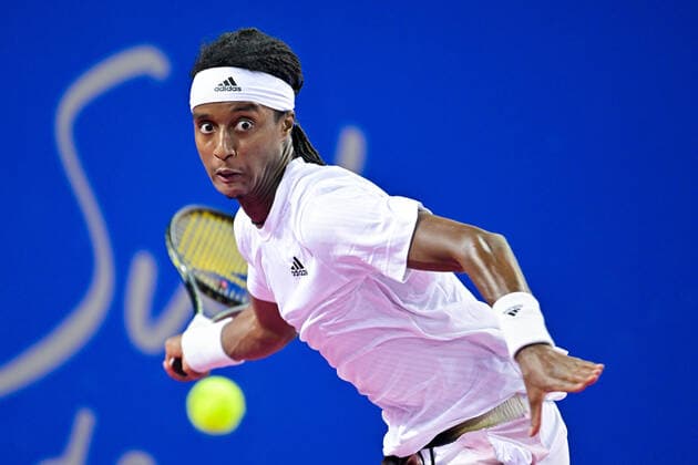 Mikael Ymer (Swe) TENNIS : Open Sud de France 2022 - Montpellier - 01 02 2022 JBAutissier Panoramic 