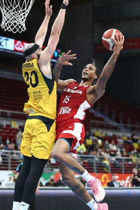 2022.02.02 Sopot Koszykowka FIBA Europe Cup TOP16 sezon 2021 2022 Trefl Sopot - Benfica Lizbona N z Josh Sharma Betinho Gomes Foto Piotr Matusewicz PressFocus 2022.02.02 Sopot Basketball FIBA Europe Cup season 2021 2022 Trefl Sopot - Benfica Lizbona Josh Sharma Betinho Gomes Credit: Piotr Matusewicz PressFocus NEWSPIX.PL --- Newspix.pl  20220202_PF_PM013