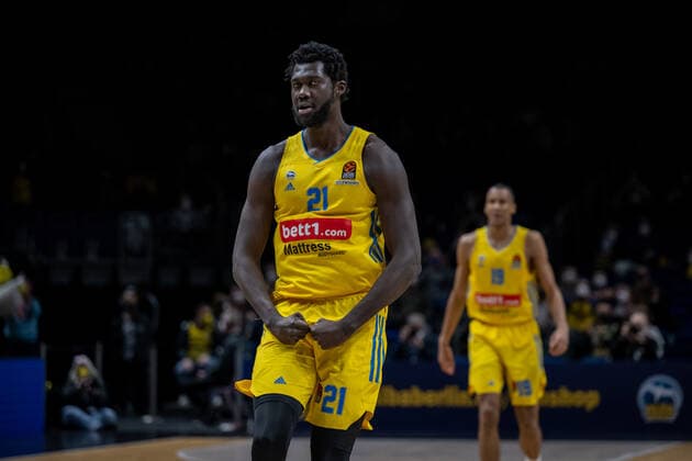 Basketball Berlin 02 02 2022 Season 2021 2022 Euroleague Regular Season Alba Berlin UNICS Kazan Christ Koumadje Alba Berlin, No 21