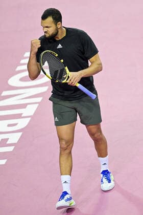 Jo Wilfried Tsonga (Fra) TENNIS : Open Sud de France 2022 - Montpellier - 01 02 2022 JBAutissier Panoramic 