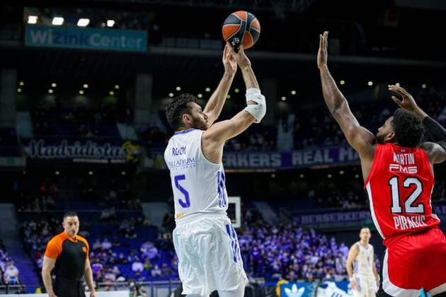 2nd February 2022 Wizink Center Madrid Spain Turkish Airlines Euroleague Basketball Real Madrid vs Olympiacos Piraeus Rudy Fernandez Madrid 900 Cordon Press  x900 CordonxPressx xBaloncestox