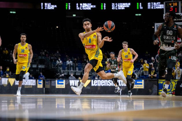 Basketball Berlin 02 02 2022 Season 2021 2022 Euroleague Regular Season Alba Berlin UNICS Kazan Maodo Lo Alba Berlin, No 00
