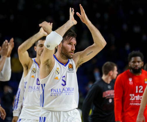 2nd February 2022 Wizink Center Madrid Spain Turkish Airlines Euroleague Basketball Real Madrid vs Olympiacos Piraeus Rudy Fernandez Madrid Madrid Madrid Madrid Madrid Spain Basketball Copyright: xAlbaxPachecox xAgenciaxLOFx