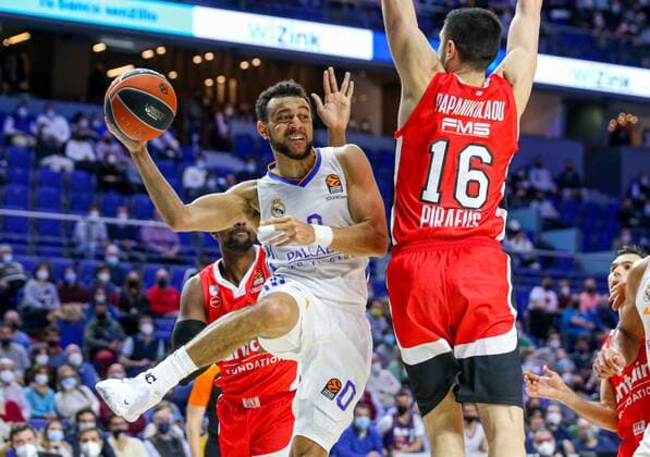 2nd February 2022 Wizink Center Madrid Spain Turkish Airlines Euroleague Basketball Real Madrid vs Olympiacos Piraeus Nigel Williams Goss Real Madrid Baloncesto 900 Cordon Press  x900 CordonxPressx xBaloncestox