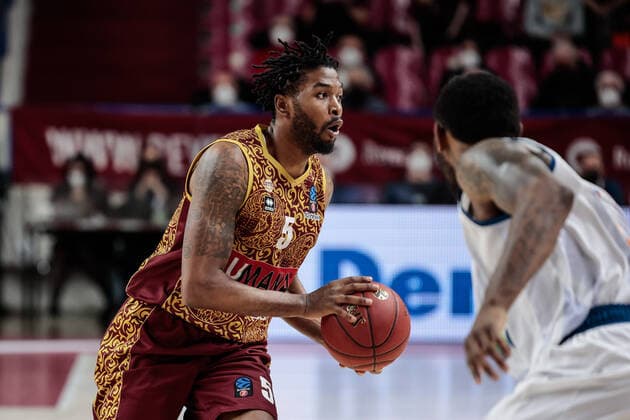 February 2, 2022, Venice, Italy: Venice, Italy, Palasport Taliercio, February 02, 2022, Julyan Stone (Umana Reyer Venezia) during Umana Reyer Venezia vs Ratiopharm Ulm - Basketball EuroCup Championship. Basketball EuroCup Championship - Umana Reyer Venezia vs Ratiopharm Ulm, Venice, Italy  - ZUMAl164 20220202_zsa_l164_207 Copyright: xMattiaxRadonix