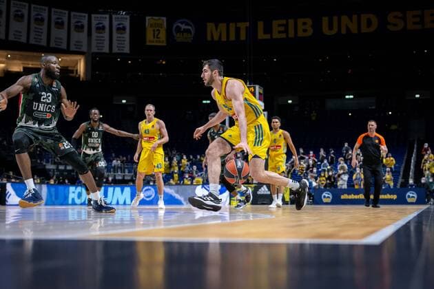 Basketball Berlin 02 02 2022 Season 2021 2022 Euroleague Regular Season Alba Berlin UNICS Kazan Javel Zoosman Alba Berlin, No 50
