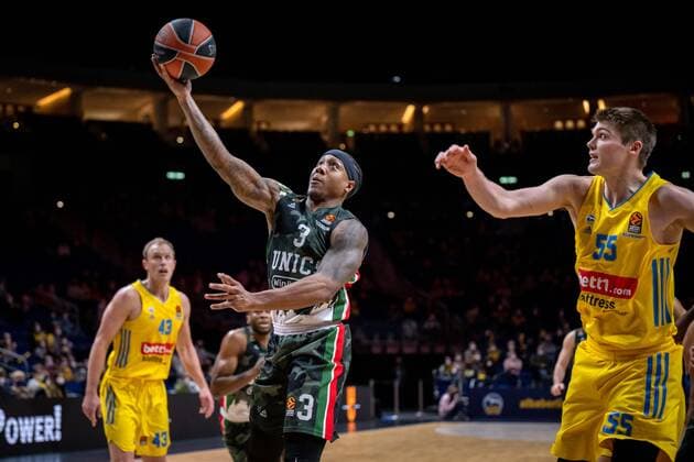 Basketball Berlin 02 02 2022 2021 2022 Euroleague Regular Season Alba Berlin UNICS Kazan Isaiah Canaan Kazan, No 03