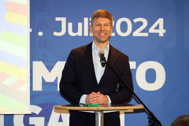 01 02 22 UEFA Euro Week Stuttgart Germany, Stuttgart, 01 02 2022, football, UEFA Euro 2024 Week in Stuttgart Thomas Hitzlsperger Board of Directors Sport VfB Stuttgart