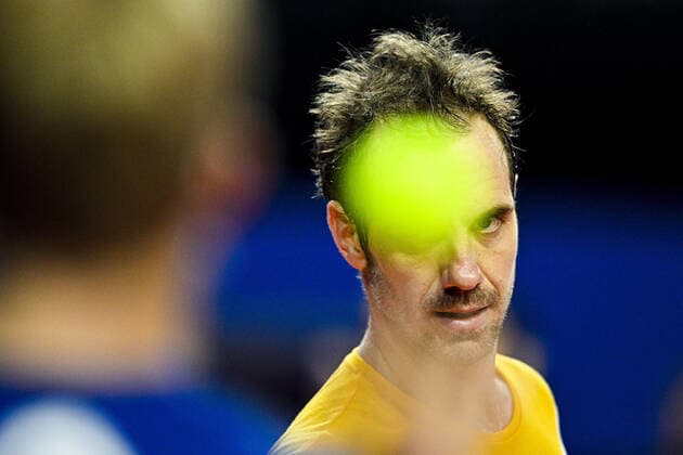 Richard Gasquet (Fra) TENNIS : Open Sud de France 2022 - Montpellier - 03 02 2022 JBAutissier Panoramic 