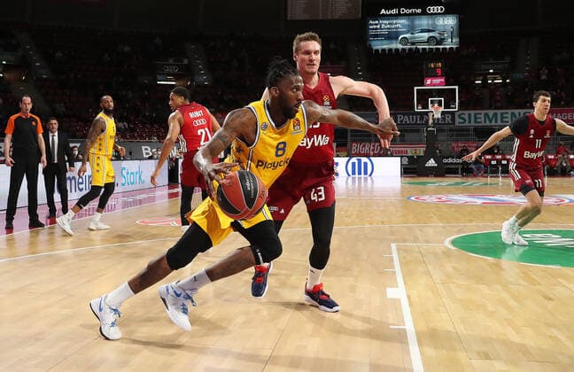 Jalen Reynolds Maccabi Tel Aviv, 8 on the ball GER, FC Bayern Basketball vs Maccabi Tel Aviv, EuroLeague, 2021 2022 season, 03 02 2022, GER, FC Bayern Basketball vs Maccabi Tel Aviv, EuroLeague, 2021 2022 season, 03 02 2022, Munich Copyright: xEIBNER MarcelxEngelbrechtx EP_EER