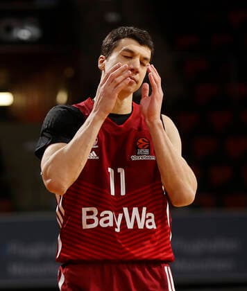 03 02 2022, Basketball Euroleague, FC Bayern Basketball vs Maccabi Tel Aviv, Munich, Basketball, in picture Vladimir Lucic FCB Basketball