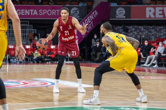 Augustine Rubit 21 FC Bayern , FC Bayern Basketball vs Maccabi Fox Tel Aviv, Euroleague, 03 02 2022 Munich Bavaria Germany Copyright: xkolbert-press UlrichxGamelx
