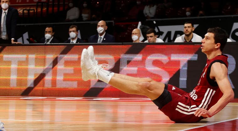 03 02 2022, Basketball Euroleague, FC Bayern Basketball vs Maccabi Tel Aviv, Munich, Basketball, in picture Vladimir Lucic FCB Basketball