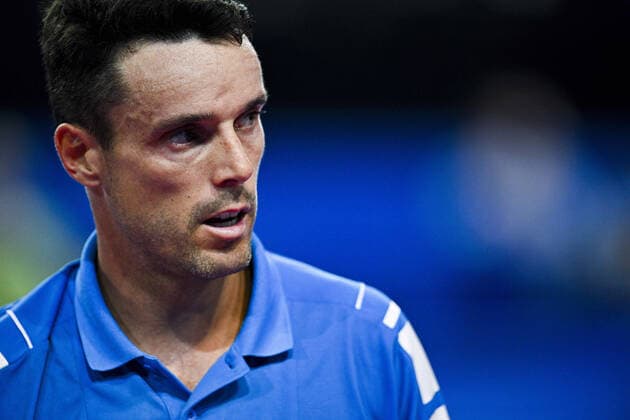 Robert Bautista Agut (Esp) TENNIS : Open Sud de France 2022 - Montpellier - 04 02 2022 JBAutissier Panoramic 