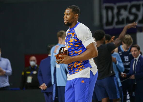 4th February 2022 Wizink Center Madrid Spain Turkish Airlines Euroleague Basketball Real Madrid vs Zenit st Petersburg Guerschon Yabusele MVP Euroleague Madrid Madrid Spain Basketball Copyright: xAlbaxPachecox xAgenciaxLOFx
