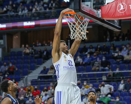 4th February 2022 Wizink Center Madrid Spain Turkish Airlines Euroleague Basketball Real Madrid vs Zenit st Petersburg Edy Walter Tavares Madrid Madrid Madrid Madrid Spain Basketball Copyright: xAlbaxPachecox xAgenciaxLOFx