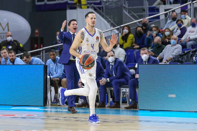 4th February 2022 Wizink Center Madrid Spain Turkish Airlines Euroleague Basketball Real Madrid vs Zenit st Petersburg Thomas Heurtel Madrid Madrid Madrid Madrid Spain Basketball Copyright: xAlbaxPachecox xAgenciaxLOFx