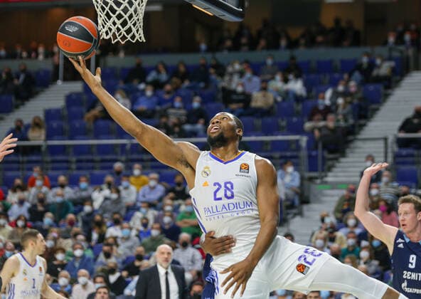 4th February 2022 Wizink Center Madrid Spain Turkish Airlines Euroleague Basketball Real Madrid vs Zenit st Petersburg Guerschon Yabusele Madrid Madrid Madrid Madrid Spain Baloncesto Copyright: xAlbaxPachecox xAgenciaxLOFx