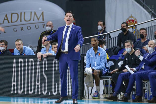 4th February 2022 Wizink Center Madrid Spain Turkish Airlines Euroleague Basketball Real Madrid vs Zenit st Petersburg Xavi Pascual coach Zenit Madrid Madrid Madrid Spain Baloncesto Copyright: xAlbaxPachecox xAgenciaxLOFx