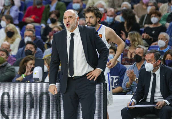 4th February 2022 Wizink Center Madrid Spain Turkish Airlines Euroleague Basketball Real Madrid vs Zenit st Petersburg Pablo Laso coach Madrid Madrid Madrid Madrid Spain Baloncesto Copyright: xAlbaxPachecox xAgenciaxLOFx