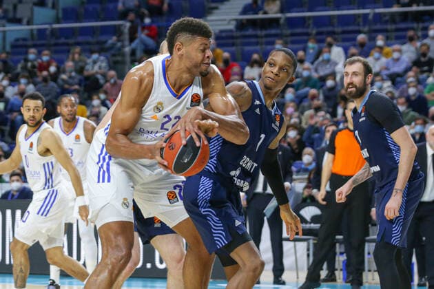 4th February 2022 Wizink Center Madrid Spain Turkish Airlines Euroleague Basketball Real Madrid vs Zenit st Petersburg Edy Walter Tavares Madrid andT yson Carter Zenit Madrid Madrid Madrid Spain Basketball Copyright: xAlbaxPachecox xAgenciaxLOFx