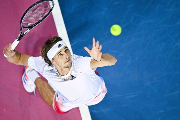 Alexander Zverev (Ger) TENNIS : Open Sud de France 2022 - Montpellier - 04 02 2022 JBAutissier Panoramic 