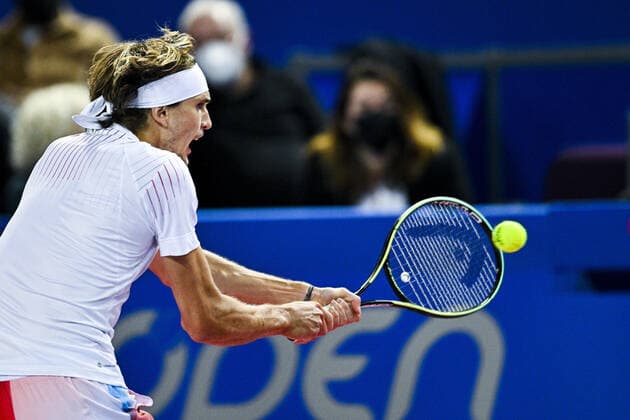 Alexander Zverev (Ger) TENNIS : Open Sud de France 2022 - Montpellier - 04 02 2022 JBAutissier Panoramic 