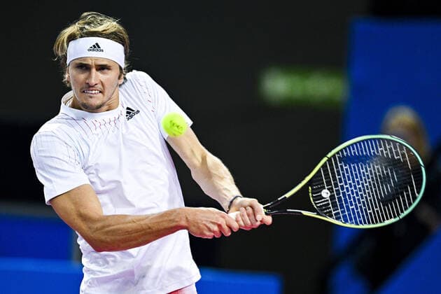 Alexander Zverev (Ger) TENNIS : Open Sud de France 2022 - Montpellier - 04 02 2022 JBAutissier Panoramic 