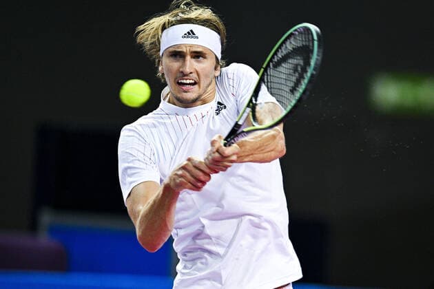 Alexander Zverev (Ger) TENNIS : Open Sud de France 2022 - Montpellier - 04 02 2022 JBAutissier Panoramic 