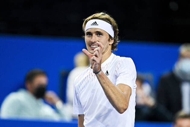 Alexander Zverev (Ger) TENNIS : Open Sud de France 2022 - Montpellier - 04 02 2022 JBAutissier Panoramic 