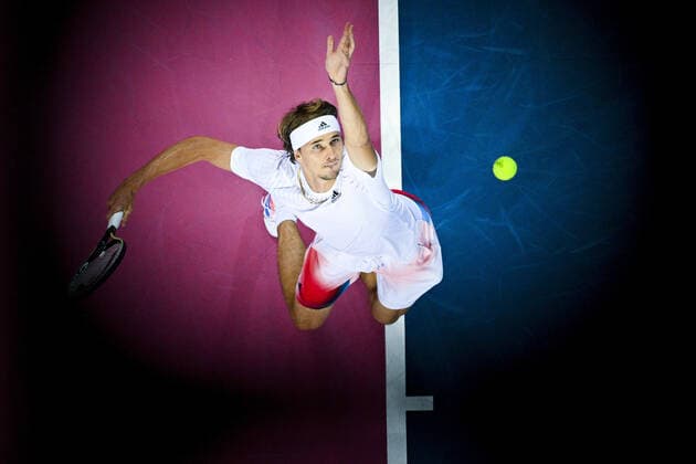 Sport Bilder des Tages Alexander Zverev (Ger) TENNIS : Open Sud de France 2022 - Montpellier - 04 02 2022 JBAutissier Panoramic 