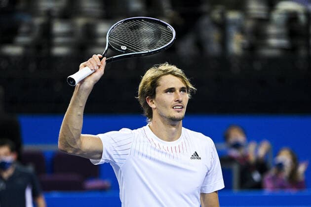 Alexander Zverev (Ger) TENNIS : Open Sud de France 2022 - Montpellier - 04 02 2022 JBAutissier Panoramic 