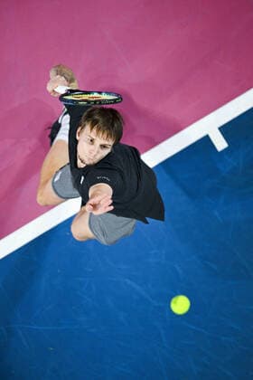 Alexander Bublik (Kaz) TENNIS : Open Sud de France 2022 - Montpellier - 05 02 2022 JBAutissier Panoramic 