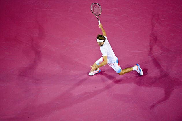 Sport Bilder des Tages Alexander Zverev (Ger) TENNIS : Open Sud de France 2022 - Montpellier - 05 02 2022 JBAutissier Panoramic 