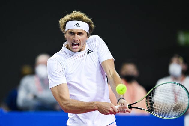 Alexander Zverev (Ger) TENNIS : Open Sud de France 2022 - Montpellier - 05 02 2022 JBAutissier Panoramic 