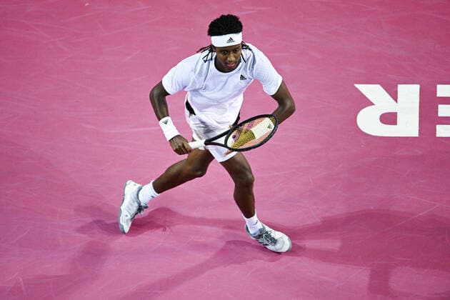 Mickael Ymer (Swe) TENNIS : Open Sud de France 2022 - Montpellier - 05 02 2022 JBAutissier Panoramic 