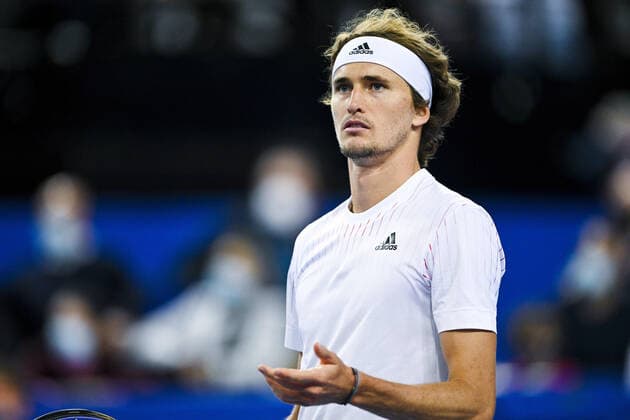 Alexander Zverev (Ger) TENNIS : Open Sud de France 2022 - Montpellier - 05 02 2022 JBAutissier Panoramic 