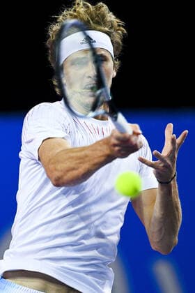 Alexander Zverev (Ger) TENNIS : Open Sud de France 2022 - Montpellier - 05 02 2022 JBAutissier Panoramic 